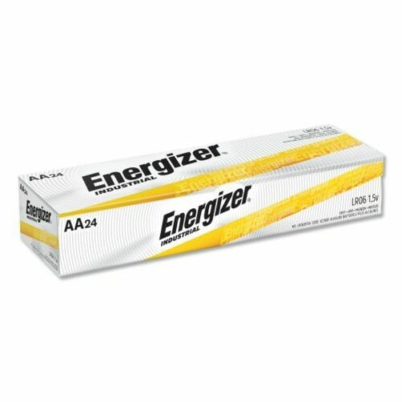 NEW Energizer Battery AA Industrial 1.5 Volt Alkaline Pack of 24 - Expires 2034 - Picture 2 of 2